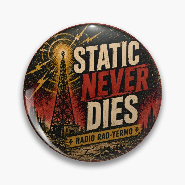 Item preview, Fallout - Radio Rad Wasteland - Static Never Dies designed and sold by SulacoLabs.