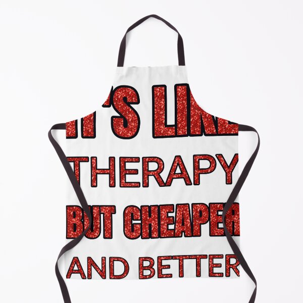 Item preview, Photography It'S Like Therapy But Cheaper And Better Red Rhinestone designed and sold by TheIconSmith.