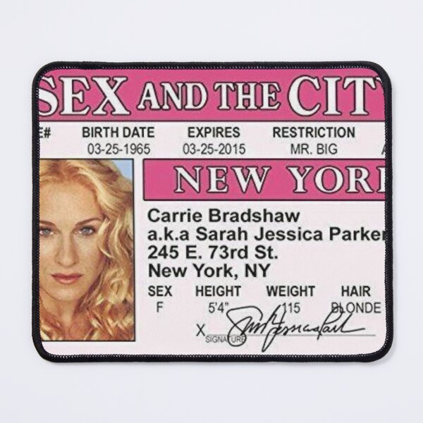 Item preview, Carrie Bradshow License ID designed and sold by DreamsPortal.