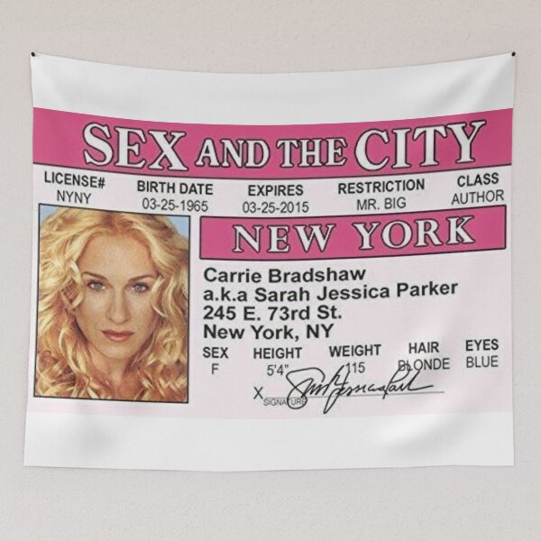 Item preview, Carrie Bradshow License ID designed and sold by DreamsPortal.