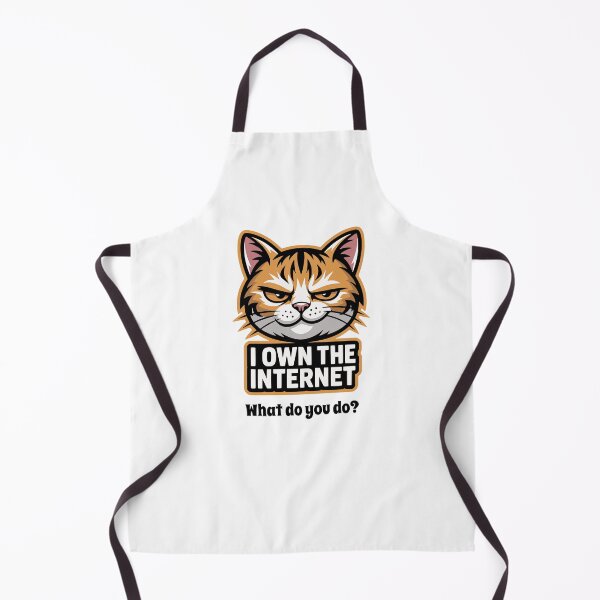 Item preview, Sarcastic Cat I Own The Internet Funny Feline designed and sold by AntiqueImages.