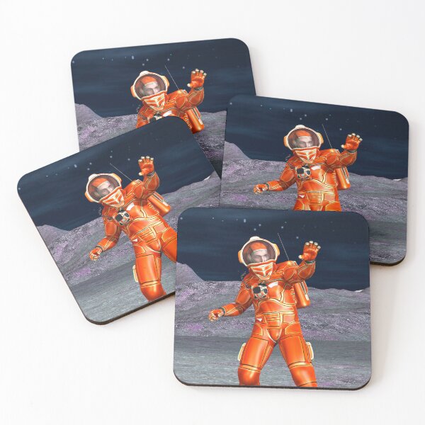 Item preview, Astronaut Mars Explorer Alien Planet Space Art designed and sold by Vac1.