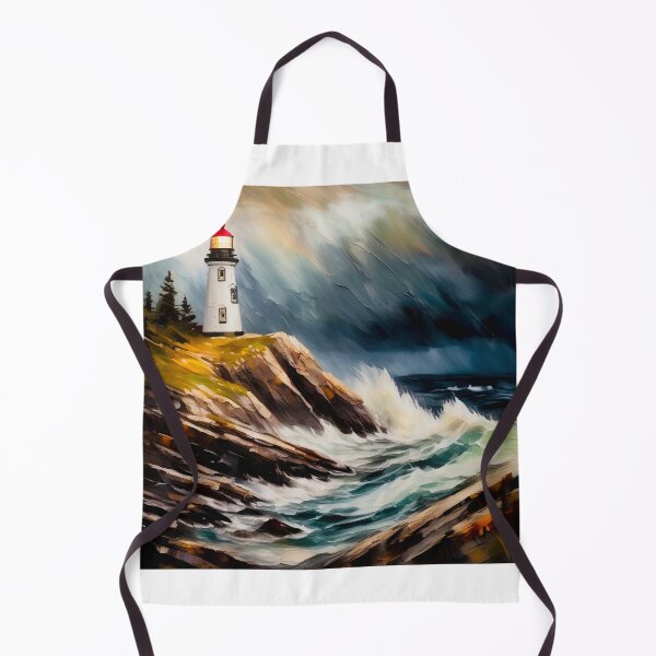 Item preview, Stormy coastline designed and sold by Island Art Studios.