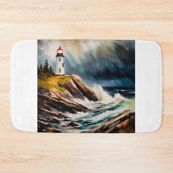 Item preview, Stormy coastline designed and sold by Island Art Studios.