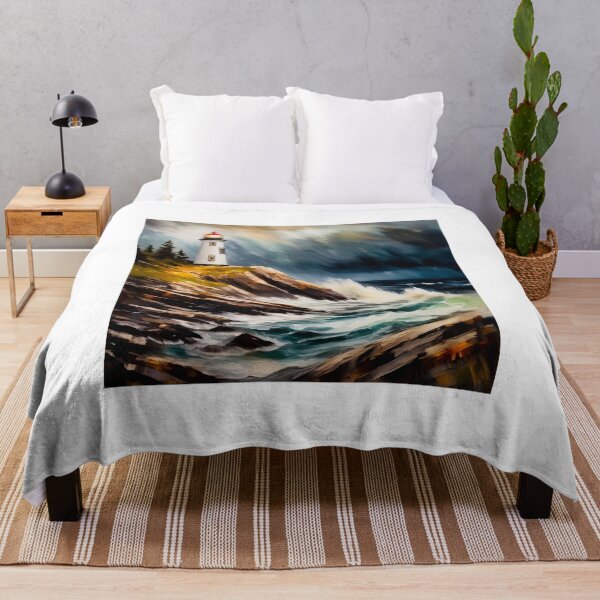 Item preview, Stormy coastline designed and sold by Island Art Studios.