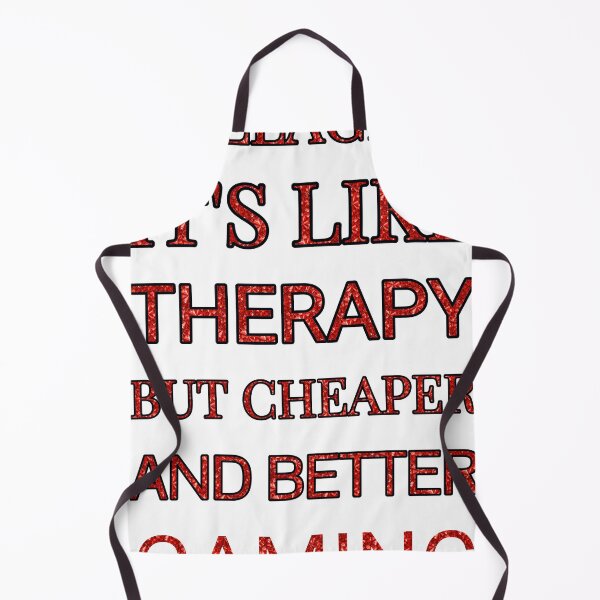 Item preview, Collaging It'S Like Therapy But Cheaper And Better Red Rhinestone designed and sold by TheIconSmith.