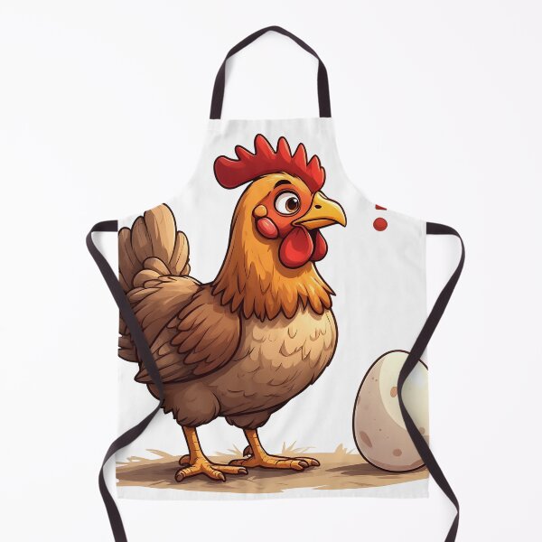 Item preview, Confused Chicken and Egg Cartoon Illustration designed and sold by Karolina’s Cozy Creations.