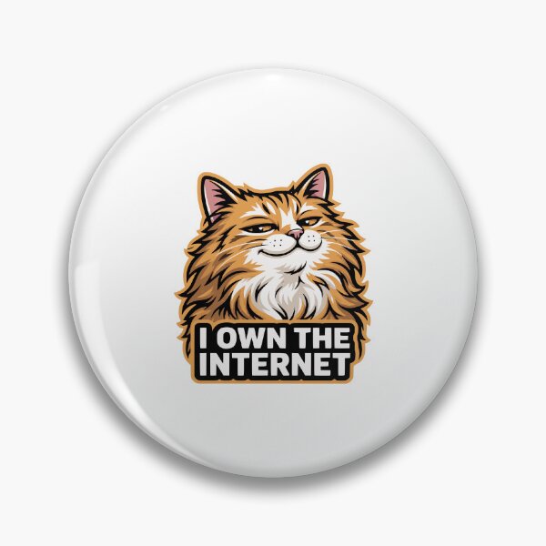 Item preview, Sarcastic Cat Owns Internet Funny Feline designed and sold by AntiqueImages.