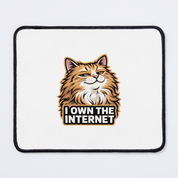 Item preview, Sarcastic Cat Owns Internet Funny Feline designed and sold by AntiqueImages.