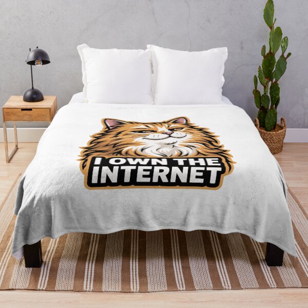 Item preview, Sarcastic Cat Owns Internet Funny Feline designed and sold by AntiqueImages.