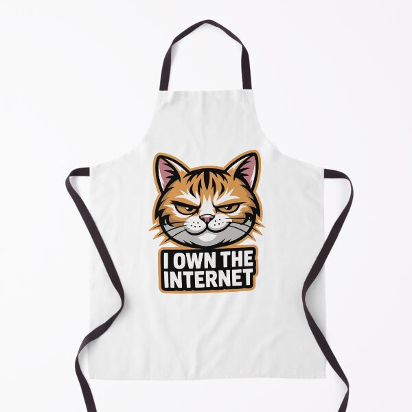 Item preview, Smug Tabby Cat I Own The Internet Meme designed and sold by AntiqueImages.