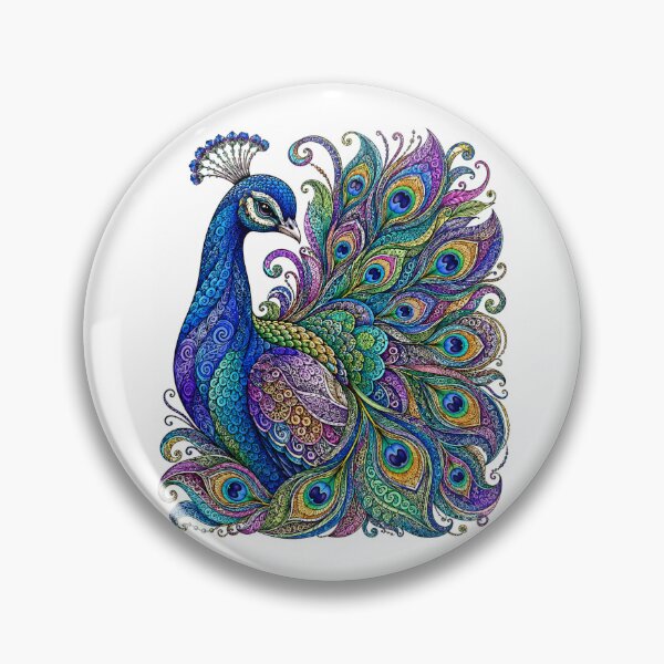 Item preview, Peacock designed and sold by PaintedbyCarol.