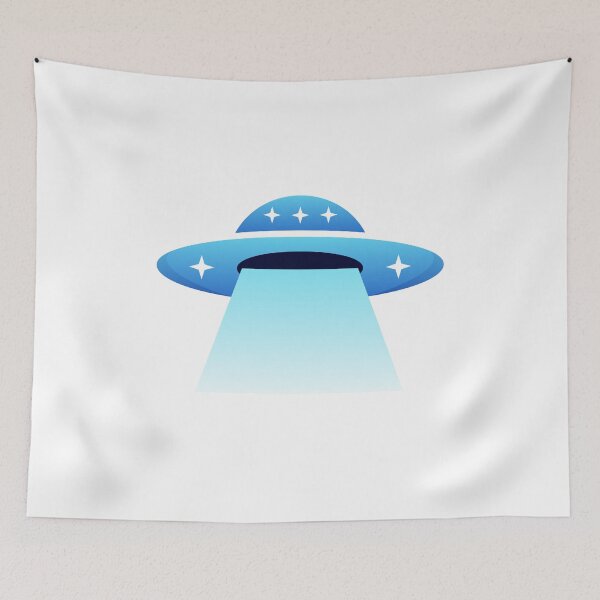 Item preview, Cute Simple UFO Spaceship Alien Craft Illustration designed and sold by Ciuszkoland.