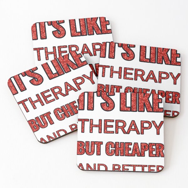 Item preview, Soap Making It'S Like Therapy But Cheaper And Better Red Rhinestone designed and sold by TheIconSmith.