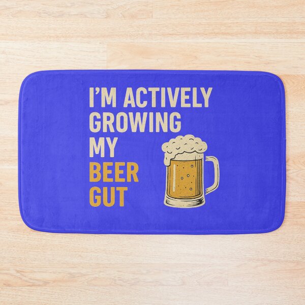 Item preview, Actively Growing My Beer Gut Funny Retro Alcohol Design designed and sold by Supergrafix07.