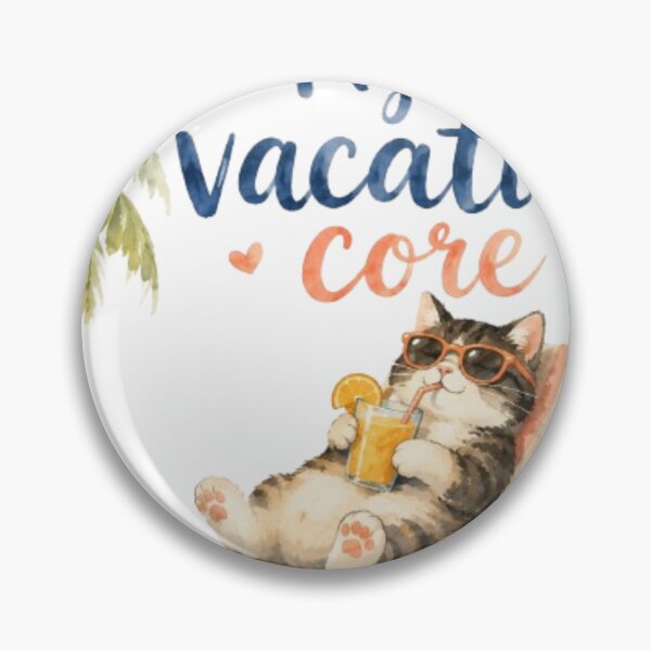 Item preview, Vacation Core Cat T-Shirt – Funny Summer Beach Cat Aesthetic Oversized Tee designed and sold by IconicDesignsXd.
