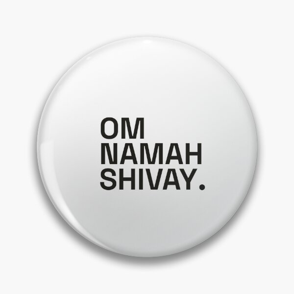 Item preview, Om Namah Shivay Minimal Spiritual Typography Design designed and sold by Abhikash Creation.