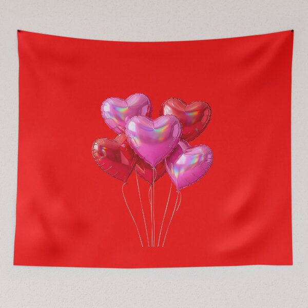 Item preview, Floating Love Balloons – Romantic 3D Hearts designed and sold by RH Design Lab.