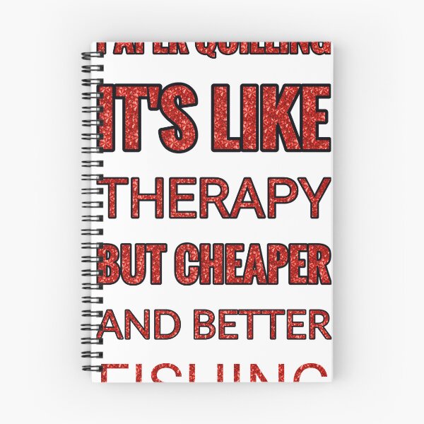 Item preview, Paper Quilling It'S Like Therapy But Cheaper And Better Red Rhinestone designed and sold by TheIconSmith.