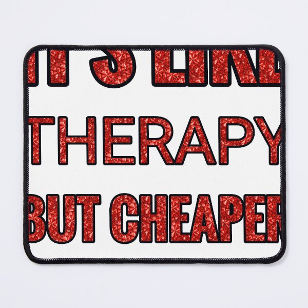 Item preview, Paper Quilling It'S Like Therapy But Cheaper And Better Red Rhinestone designed and sold by TheIconSmith.