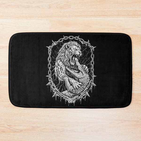 Item preview, Lion vs Crocodile | Horror Gothic Fight Animal designed and sold by ianths.
