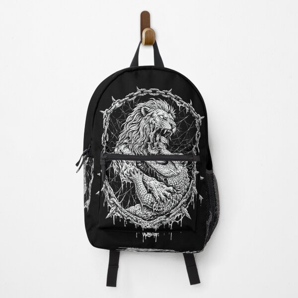 Item preview, Lion vs Crocodile | Horror Gothic Fight Animal designed and sold by ianths.