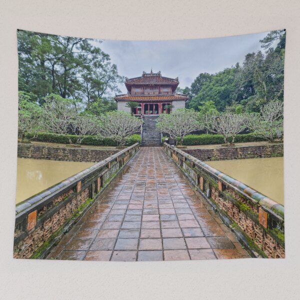 Item preview, Mausoleum of Emperor Minh Mang, Hue - Imperial Architecture | Vietnam Royalty Art designed and sold by Ross.A.Campbell.