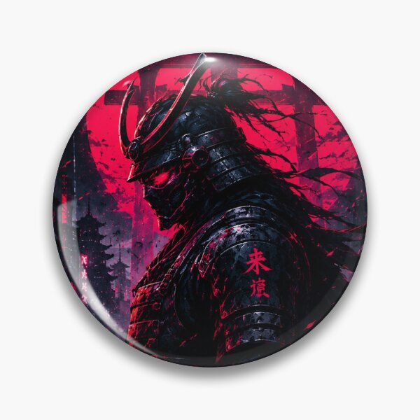 Item preview, Cyber Samurai Neon Warrior Artwork designed and sold by ShakezShop.