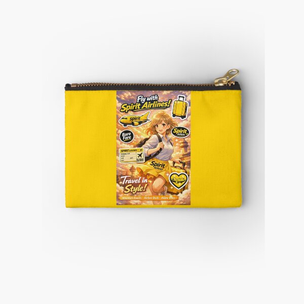 Item preview, Anime Girl Traveling in Style | Spirit Airlines Cute Sticker | Kawaii Suitcase Girl | Anime Travel Art Sticker designed and sold by Yasmine Mohammed.