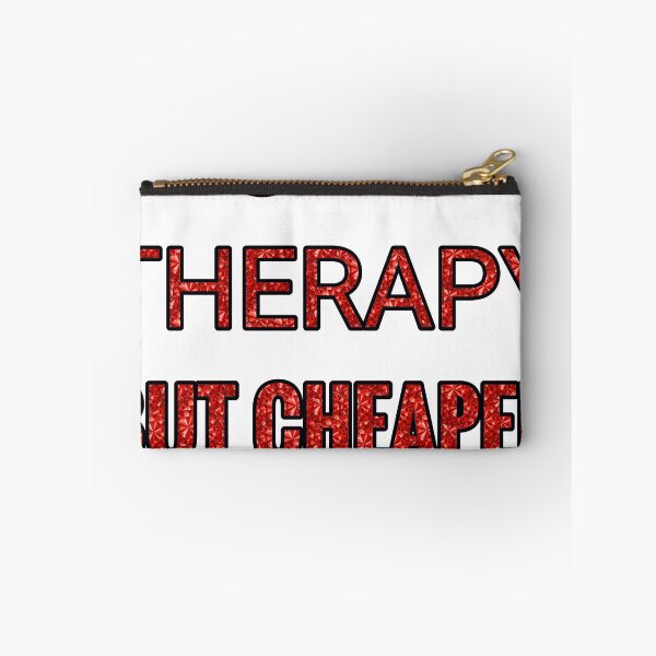 Item preview, Miniature Painting It'S Like Therapy But Cheaper And Better Red Rhinestone designed and sold by TheIconSmith.
