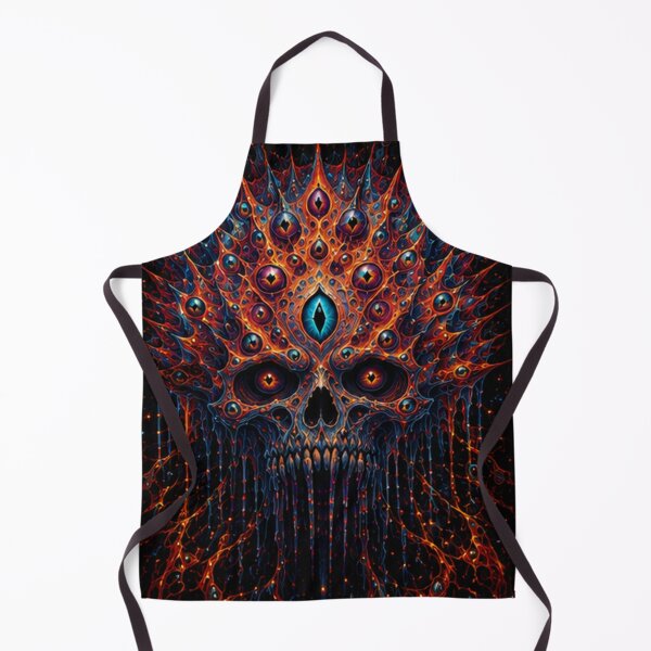 Item preview, trippy skull designed and sold by DesignerDrop.