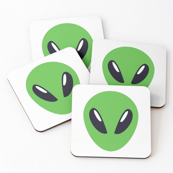 Item preview, Classic Green Alien Head Spaceship Mascot Illustration designed and sold by Ciuszkoland.
