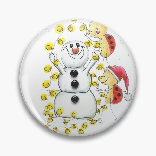 Artikelvorschau, Cute Bug Snowman Decoration  entworfen und verkauft von KarinKaefer.