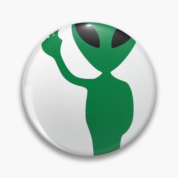 Item preview, Copy of Classic Green Alien Head Spaceship Mascot Illustration designed and sold by Ciuszkoland.