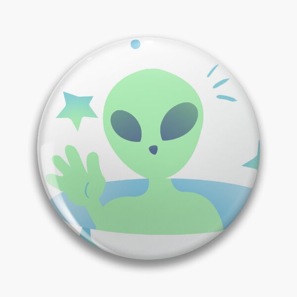 Item preview, Copy of Copy of Classic Green Alien Head Spaceship Mascot Illustration designed and sold by Ciuszkoland.