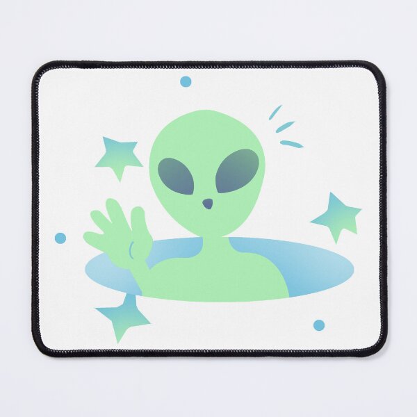 Item preview, Copy of Copy of Classic Green Alien Head Spaceship Mascot Illustration designed and sold by Ciuszkoland.
