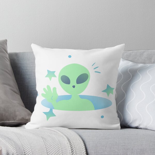 Item preview, Copy of Copy of Classic Green Alien Head Spaceship Mascot Illustration designed and sold by Ciuszkoland.