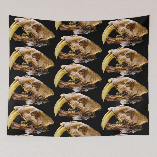 Item preview, Saber tooth Tiger skull profile designed and sold by Dalyndigital Photography.