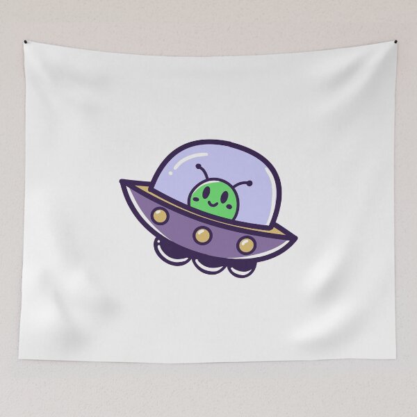 Item preview, Copy of Copy of Copy of Classic Green Alien Head Spaceship Mascot Illustration designed and sold by Ciuszkoland.