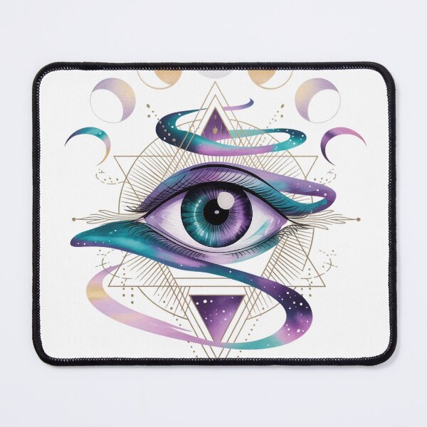 Item preview, Moon Sigil Mystic Eye Illustration designed and sold by Anantha's Studio.