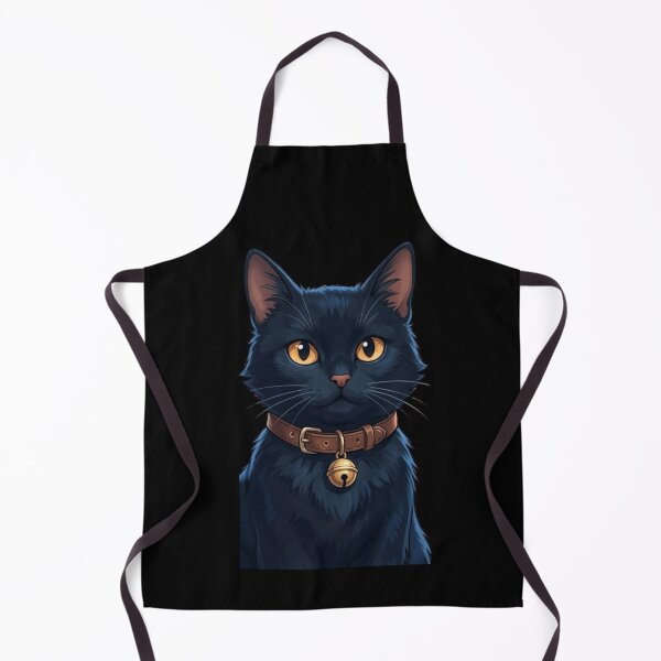 Item preview, Cute Black Cat Illustration - Vintage Aesthetic Pet Art for T-Shirts & Stickers designed and sold by Trendora90.