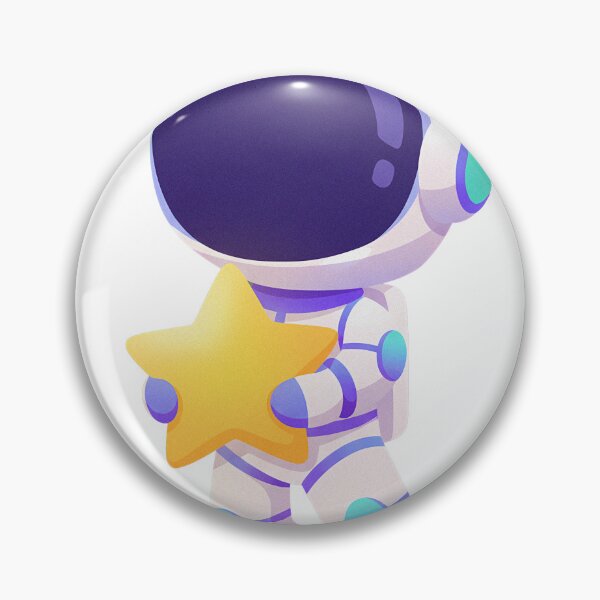 Item preview, Cute Little Astronaut Space Explorer Galaxy Mascot designed and sold by Ciuszkoland.