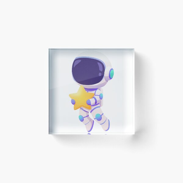 Item preview, Cute Little Astronaut Space Explorer Galaxy Mascot designed and sold by Ciuszkoland.