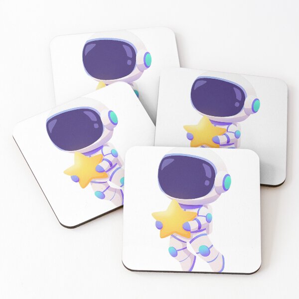 Item preview, Cute Little Astronaut Space Explorer Galaxy Mascot designed and sold by Ciuszkoland.
