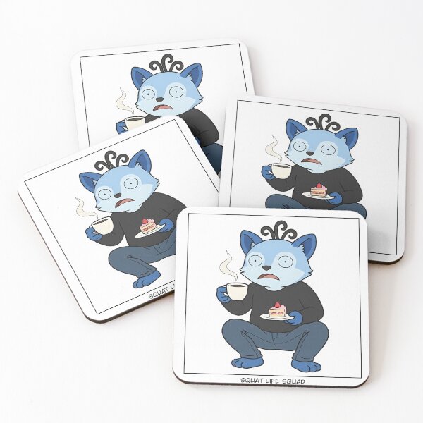Item preview, Squat Life Blue Creature designed and sold by LYZ7VANI.