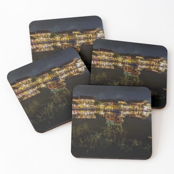 Item preview, Hoi An River Boats - Thu Bồn River Vietnam | UNESCO Ancient Town Art designed and sold by Ross.A.Campbell.
