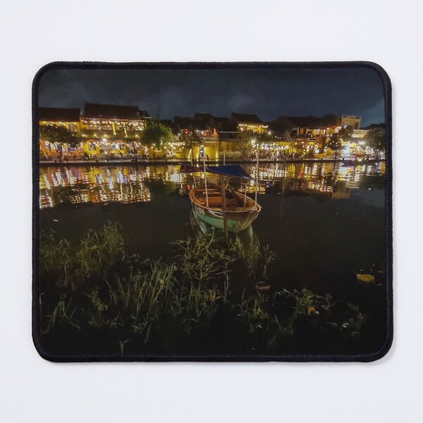 Item preview, Hoi An River Boats - Thu Bồn River Vietnam | UNESCO Ancient Town Art designed and sold by Ross.A.Campbell.