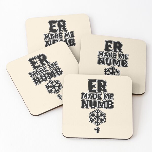 Item preview, ER Made Me Numb Nurse Dark Humor Gift Design designed and sold by Dantin.