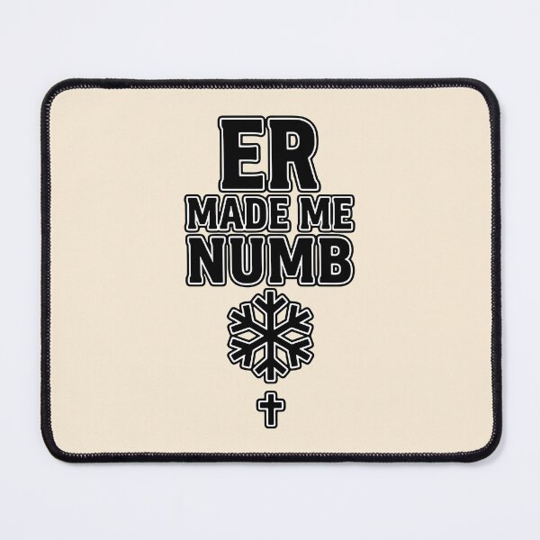 Item preview, ER Made Me Numb Nurse Dark Humor Gift Design designed and sold by Dantin.