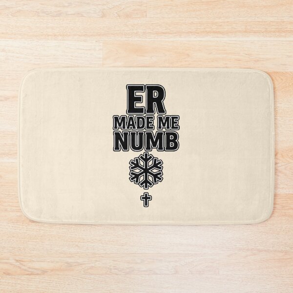 Item preview, ER Made Me Numb Nurse Dark Humor Gift Design designed and sold by Dantin.